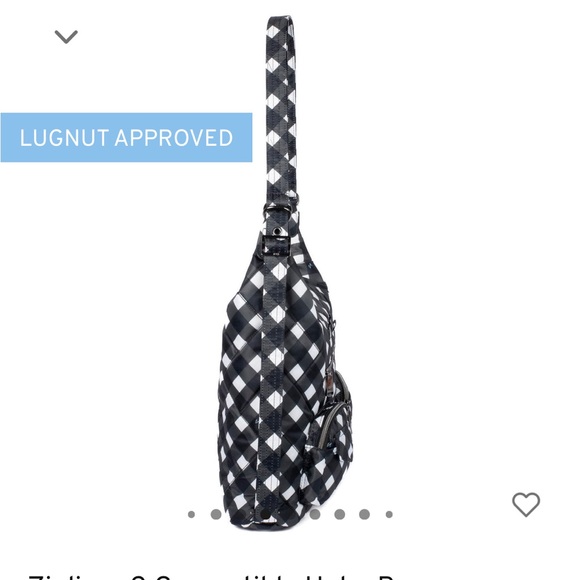 Lug Zipliner, Gingham Black, NWT - Picture 6 of 10